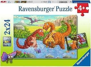 Ravensburger Puzzle, Dinos, 2X24 Parça