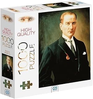 Ca Games Başkomutan Atatürk 1000 Parça 2,2Mm Kalınlık 48X68Cm Profesyonel Hobi Puzzle Yapboz Serisi vgn462