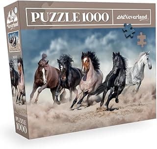 NEVERLAND 1000 PARÇA PUZZLE - HORSES (ATLAR)