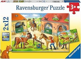 Ravensburger 51786 Ahırda Çocuk Puzzle, 212 Parça