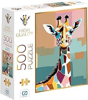 CA Games Zürafa 500 Parça 2,2mm Kalınlık 33x48cm Profesyonel Hobi Puzzle Yapboz Serisi