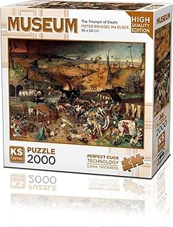 Ks Games 22524 The Triumph Of Death 2000 Parça Puzzle -Ks Puzzle
