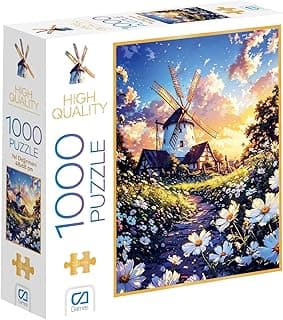CA Games Yel Değilmeni 1000 Parça 2,2mm Kalınlık 48x68cm Profesyonel Hobi Puzzle Yapboz Serisi
