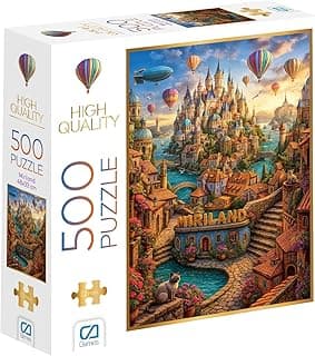 CA Games Miriland 500 Parça 2,2mm Kalınlık 48x33cm Profesyonel Hobi Puzzle Yapboz Serisi