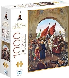 CA Games Fatih Sultan Mehmet 1000 Parça 2,2mm Kalınlık 48x68cm Profesyonel Hobi Puzzle Yapboz Serisi