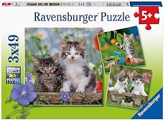 Ravensburger 3 X 49 Parça Puzzle Tiger Babies (80465)