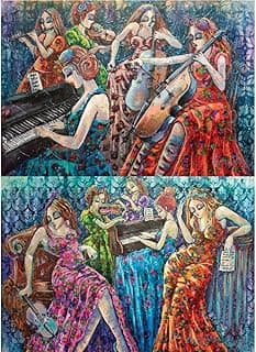 Anatolian Puzzle - Renkli Notalar 1-2 / 2x500 Parça, #3612