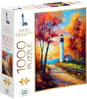 CA Games Deniz Feneri 1000 Parça 2,2mm Kalınlık 48x68cm Profesyonel Hobi Puzzle Yapboz Serisi