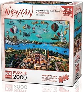 22523 Migration Routes Hagia Sophia 2000 Parça Puzzle -KS Puzzle