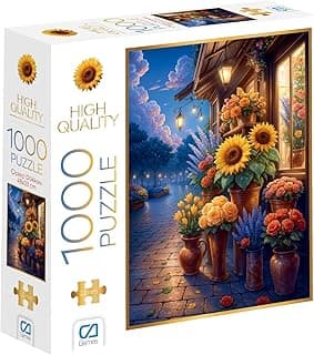 CA Games Çiçekçi Dükkanı 1000 Parça 2,2mm Kalınlık 48x68cm Profesyonel Hobi Puzzle Yapboz Serisi