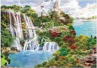 Olimpia 1000 Parça Şelale ve Güzel Manzara Puzzle