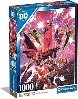 CLEMENTONI 1000 el. Compact Dc Comics Justice League [PUZZLE]