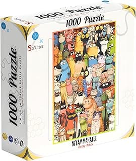 1000 Parça Puzzle Miyav Mahalle