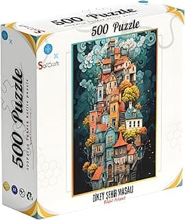 500 Parça Puzzle Dikey Şehir Masalı