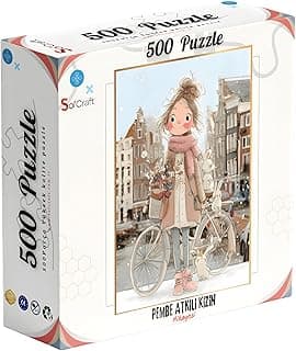 500 Parça Puzzle Pembe Atkılı Kızın Hikayesi