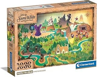 CLEMENTONI 1000 el. Compact Story Maps Snow white [PUZZLE]