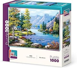 Göl Kıyısında 1000 Parça Puzzle