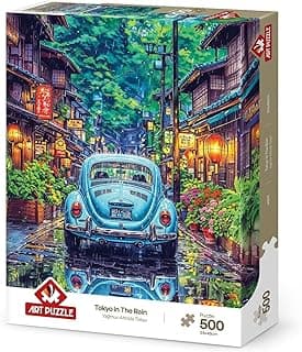 Art Puzzle Yağmur Altında Tokyo 500 Parça Puzzle