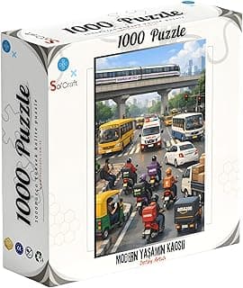 1000 Parça Puzzle Modern Yaşamın Kaosu