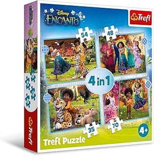Trefl Puzzle 4w1 Nasze magiczne Encanto. Disney 34615 [PUZZLE]