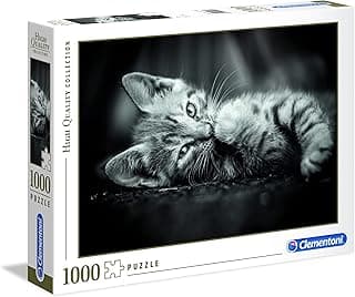 Clementoni 39422 Kedi Yavruları Yetişkinler ve Çocuklar İçin HQC 1000 Parça Yapboz