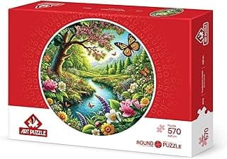 Art Puzzle Monarkın Bahçesi 570 Parça Round Puzzle