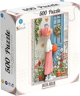 500 Parça Puzzle Pastel Düşler Rengarenk Çiçekler