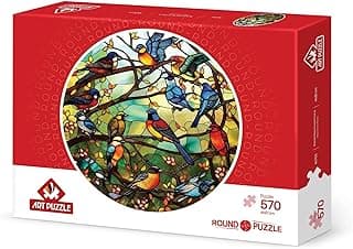 Art Puzzle Vitray Orman Korosu 570 Parça Round Puzzle