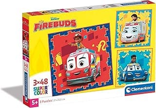 CLEMENTONI 3x48 Super Kolor Firebuds [PUZZLE]