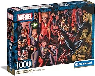 Clementoni 1000 Parça Disney Puzzle Avengers (Compact Box)