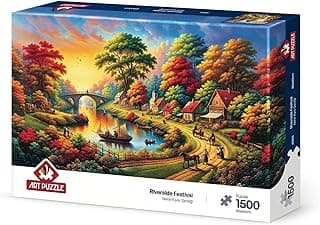 Art Puzzle Nehir Kıyısı Şenliği 1500 Parça Puzzle