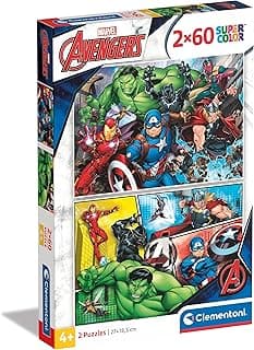 Clementoni - 2x60 Parça Puzzle - Avengers