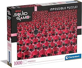 Clementoni - 1000 Parça Squid Game Yetişkin Puzzle - Impossible - 39695