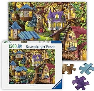 Ravensburger 1500 Parça Puzzle Ağaçlarda Alacakaranlık