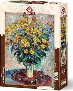 Art Puzzle Kudüs Enginar Çiçekleri, Claude Monet 1000 Parça Puzzle